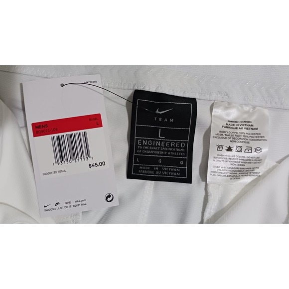 Nike Vapor Select High Piped Baseball Game 3/4 Pant Men's L White BQ9021-106‎ - Picture 4 of 9